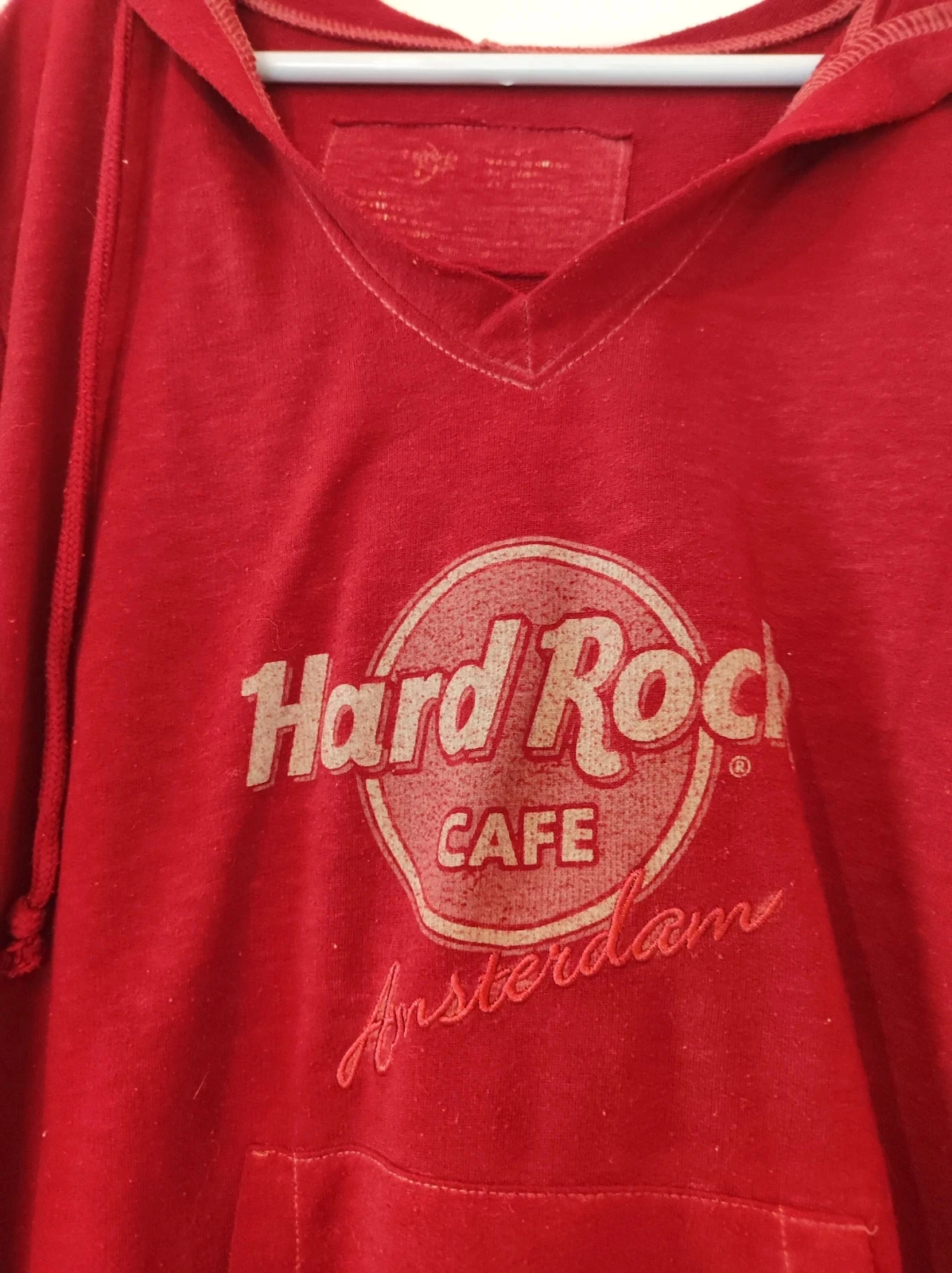 Sweat a capuche bordeaux hard rock – photo 3